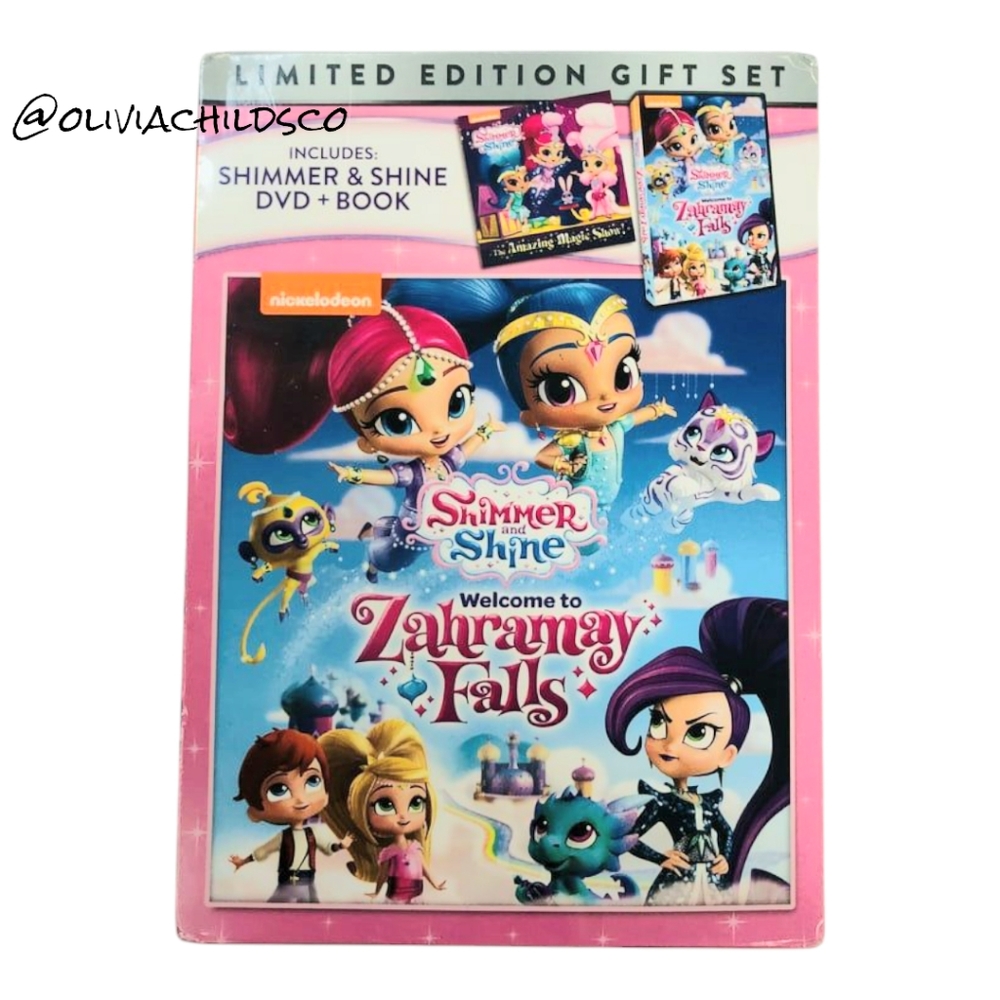 Nickelodeon Shimmer & Shine DVD Set Pink and Blue